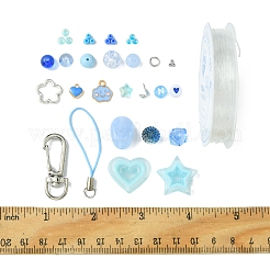 Ocean Color DIY Mobile Phone Strap Making Kit&nbsp;DIY-FS0006-56