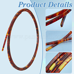 Plastic Imitation Shell Guitar Binding Purfling Strip&nbsp;FIND-WH0018-41B-02