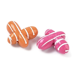 Spray Painted Opaque Acrylic Beads&nbsp;MACR-C040-03