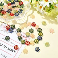 70Pcs 7 Colors Transparent Glass Beads&nbsp;GLAA-CJ0002-92