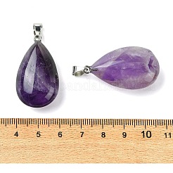 Natural Banded Amethyst Pendants&nbsp;GG-K002-09O