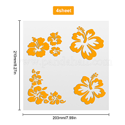 4 Sheets PET Reflective Sticker Car Decoration&nbsp;DIY-GF0003-98A