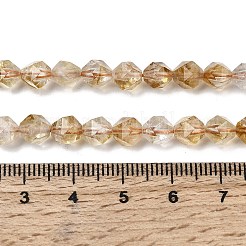 Heated Natural Citrine Beads Strands&nbsp;G-Z119-A37-01
