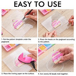 12Pcs 12 Styles Plastic Pegboards for  Mini Fuse Beads&nbsp;DIY-YW0017-55