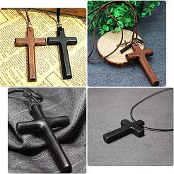 72Pcs 6 Style Wood Pendants&nbsp;WOOD-CA0001-23