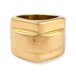 Ion Plating(IP) 304 Stainless Steel Finger Rings&nbsp;RJEW-D083-12G-01
