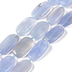 Natural Blue Lace Agate Beads Strands&nbsp;G-H006-A01-01