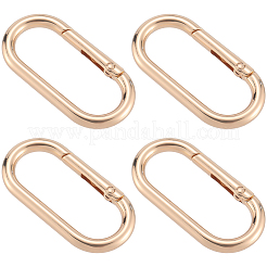 6Pcs Alloy Spring Gate Rings&nbsp;FIND-SP0001-24KCG