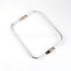 Aluminium Purse Handle Frame&nbsp;FIND-WH0077-12D