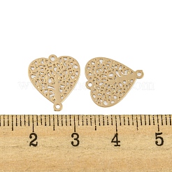 Rack Plating Brass Hollow Out Tree Connector Charms&nbsp;KKC-D001-28KCG