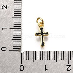 Brass Enamel Charms&nbsp;KK-C106-04G