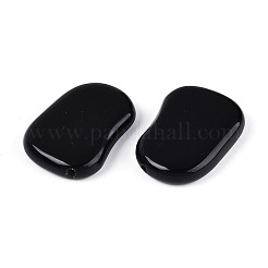 Natural Black Stone Beads&nbsp;G-N360-10A-01