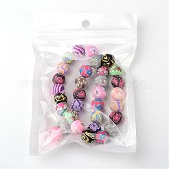 12mm Mixed Handmade Polymer Clay Round/Ball Beads&nbsp;X-FIMO-12D