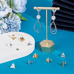 40Pcs 2 Colors 304 Stainless Steel Stud Earring Findings&nbsp;STAS-UN0059-83