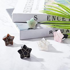 5Pcs Star Gemstone Car Air Vent Clips&nbsp;AJEW-PH00496-01