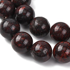 Natural Brecciated Jasper Beads Strands&nbsp;G-A310-A04-16mm