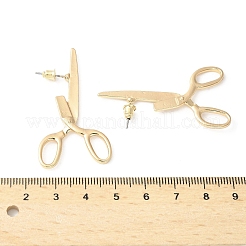 Alloy Scissor Stud Earrings for Unisex&nbsp;EJEW-V006-06KCG