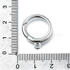 Brass Spring Gate Rings&nbsp;KK-K400-07P