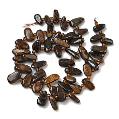 Natural Bronzite Beads Strands&nbsp;G-Z130-A02-01