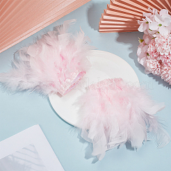 Feather Bracelets Wrist Band&nbsp;AJEW-WH0591-443D