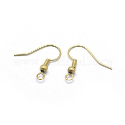 Brass Earrings Hook Findings&nbsp;KK-L184-22C