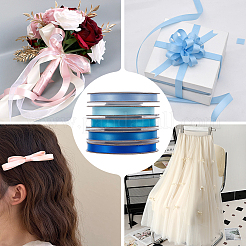 5 Rolls Single Face Polyester Satin Ribbon&nbsp;SRIB-CY0001-38A