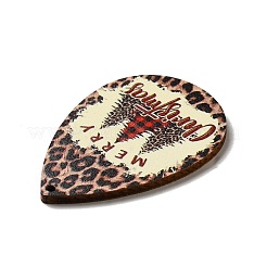 Single Face Printed Wood Big Pendants&nbsp;X-WOOD-H102-03E