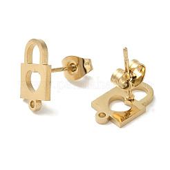 Ion Plating(IP) 304 Stainless Steel Studs Findings&nbsp;STAS-I206-48G