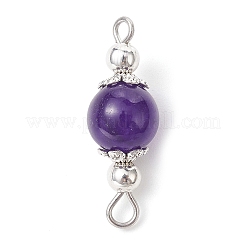 7Pcs 7 Colors Mixed Stone Connector Charms&nbsp;PALLOY-JF02382