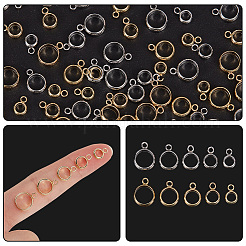 100Pcs 10 Style 201 Stainless Steel Tube Bails&nbsp;STAS-PA0001-06A
