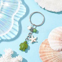Synthetic Turquoise Keychain&nbsp;KEYC-JKC00959