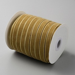 50 Yards Polyester Single Face Velvet Ribbon&nbsp;OCOR-WH0082-161E