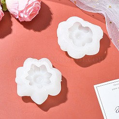 2Pcs 2 Styles Flower Candle Silicone Molds&nbsp;ST-CJ0043-074