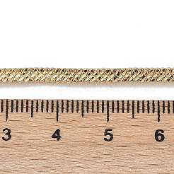 Brass Flat Snake Chain Necklace&nbsp;NJEW-R260-01G