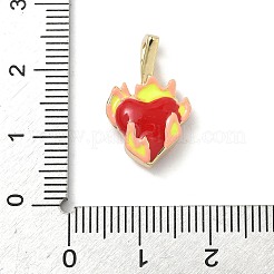 Brass Enamel Pendants&nbsp;KK-I476-23G