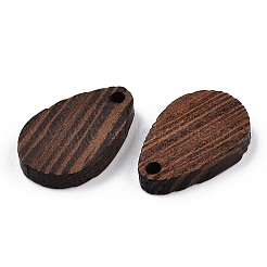 Natural Wenge Wood Pendants&nbsp;WOOD-T023-31