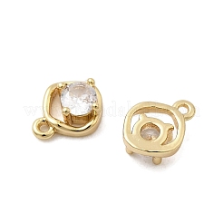 Brass Pave Cubic Zirconia Charms&nbsp;KK-A275-27G