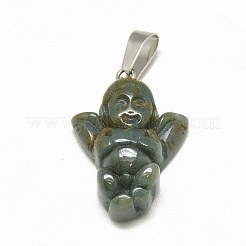 Natural & Synthetic Mixed Stone Pendants&nbsp;G-S294-72