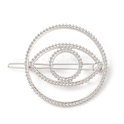 Alloy Hair Barrettes&nbsp;PHAR-H070-06P