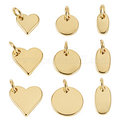 18Pcs 9 Styles Brass Charms&nbsp;KK-TA0008-57