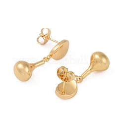201 Stainless Steel Teardrop Stud Earrings&nbsp;EJEW-I309-20A-G
