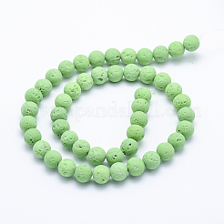 Natural Lava Rock Beads Strands&nbsp;G-P339-M