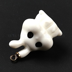 Halloween Theme Opaque Resin Pendants&nbsp;CRES-B005-03A