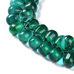 Electroplate Glass Beads Strands&nbsp;EGLA-Q128-01B