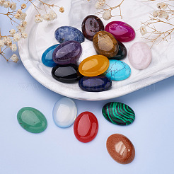 36Pcs 18 Style Natural & Synthetic Gemstone Cabochons&nbsp;G-FW0001-07