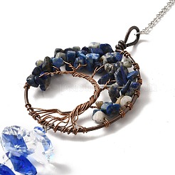 Lapis Lazuli Pendant Decoration&nbsp;LS-AJEW-P098-15P