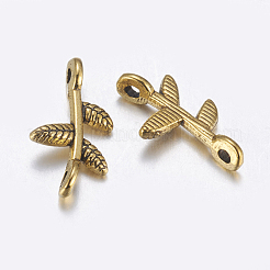 Tibetan Style Links Connectors&nbsp;GLF0801Y-NF