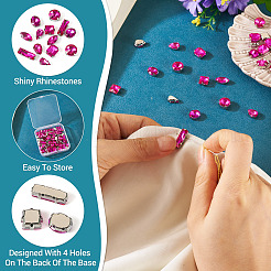 80Pcs 8 Styles Sew on Rhinestone&nbsp;RGLA-TA0001-11D