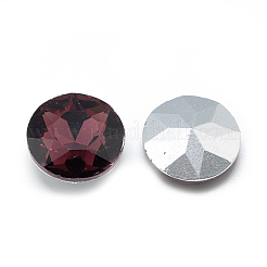 Pointed Back Glass Rhinestone Cabochons&nbsp;RGLA-T029-8mm-18