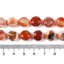 Natural Red Agatae Beads Strands&nbsp;G-C116-A50-01
